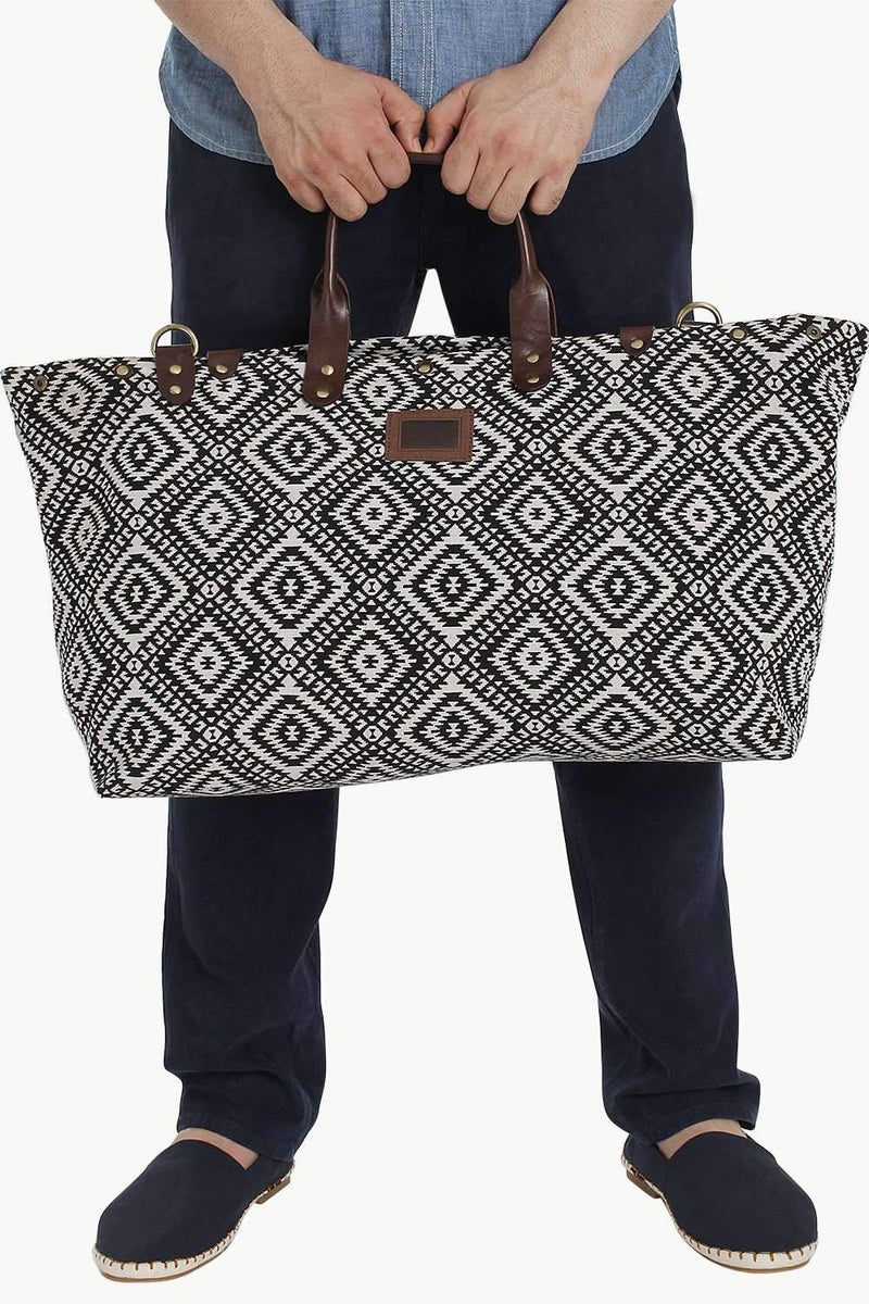 Aztec Weave Vintage Travellers Bag