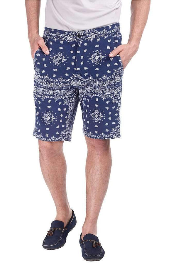 Bandana Print Super Combed Cotton Shorts