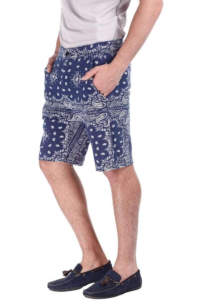 Bandana Print Super Combed Cotton Shorts