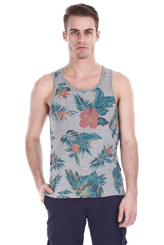 Beach Holiday Printed Short Sleeve Tank