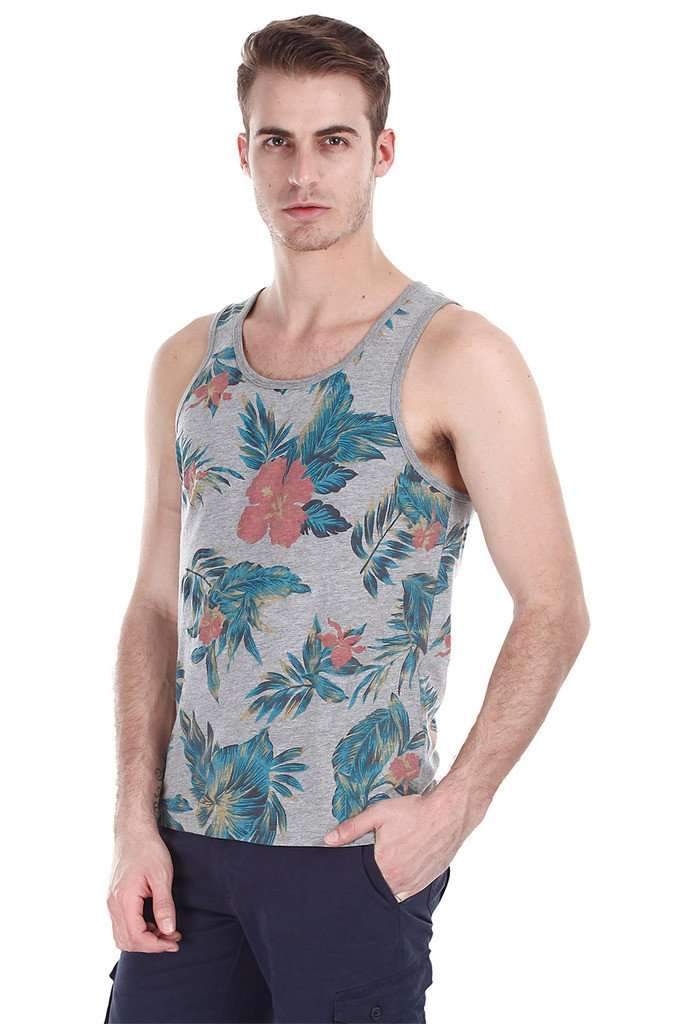 Beach Holiday Printed Short Sleeve Tank