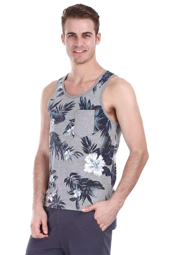 Beach Holiday Printed Short Sleeve Tank