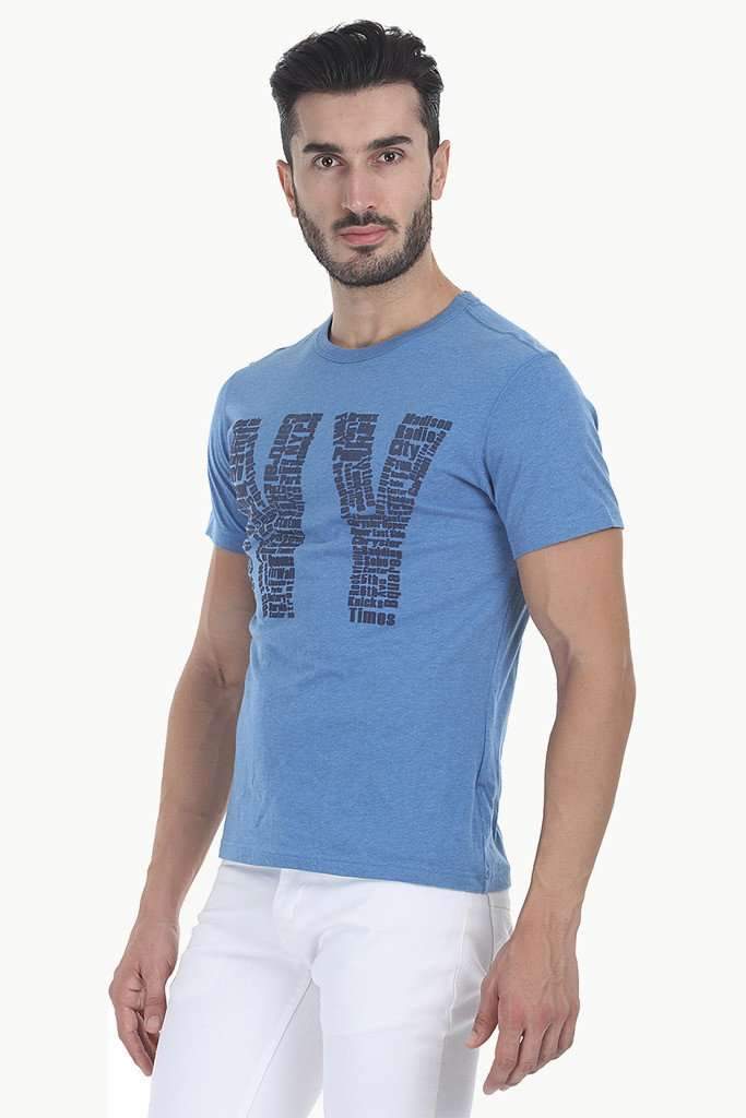 Big Apple Soft Heather Crew Neck Tee