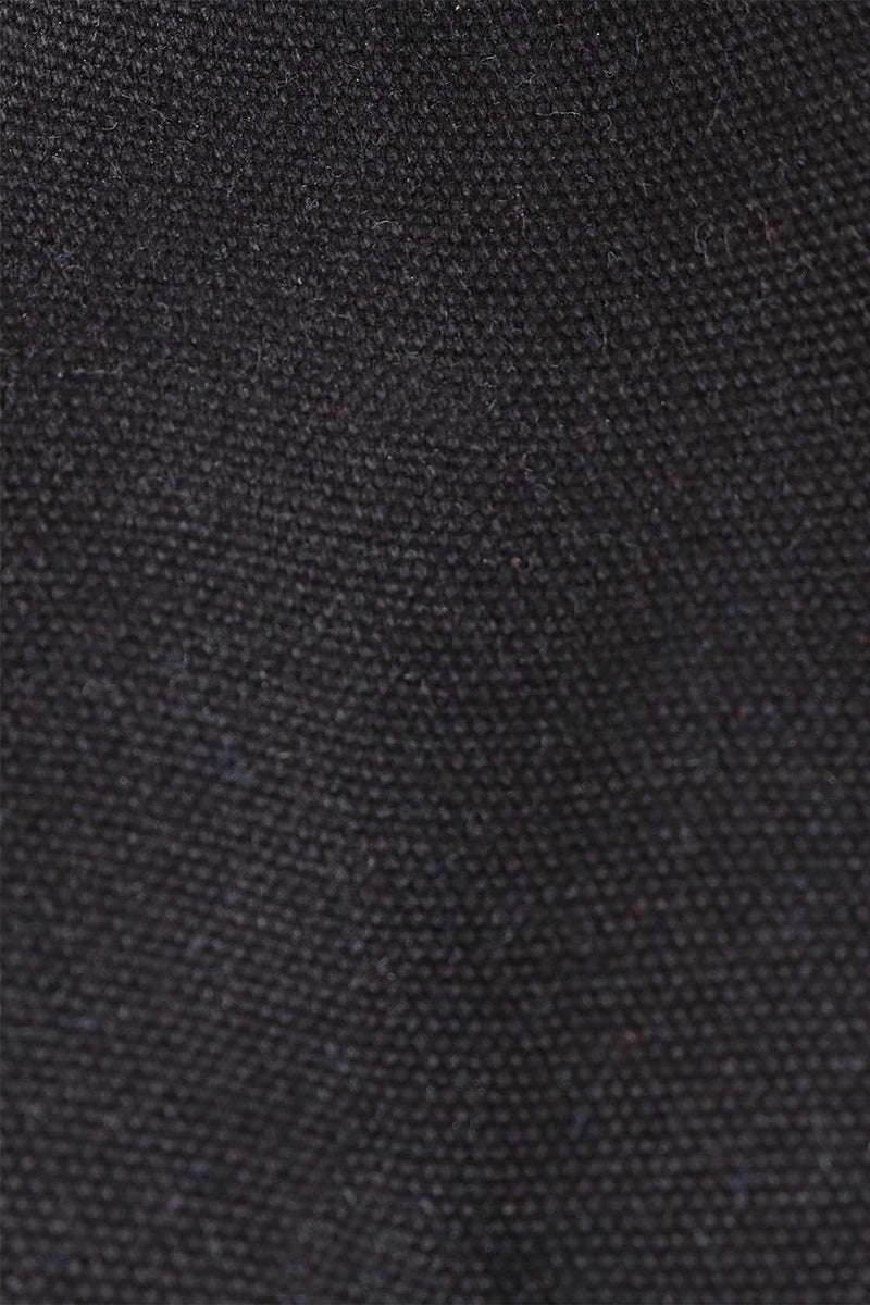 Black Twill Canvas Tote Bag
