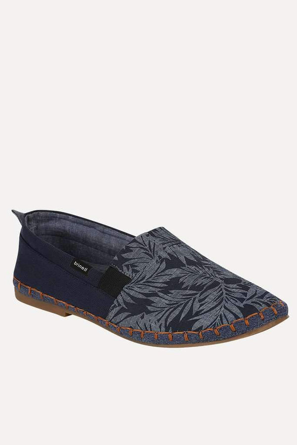 Blue Beach Print Espadrilles