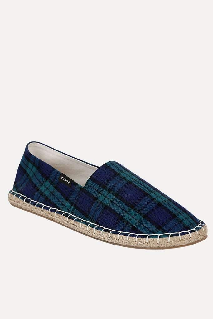 Blue Tartan Plaid Espadrilles