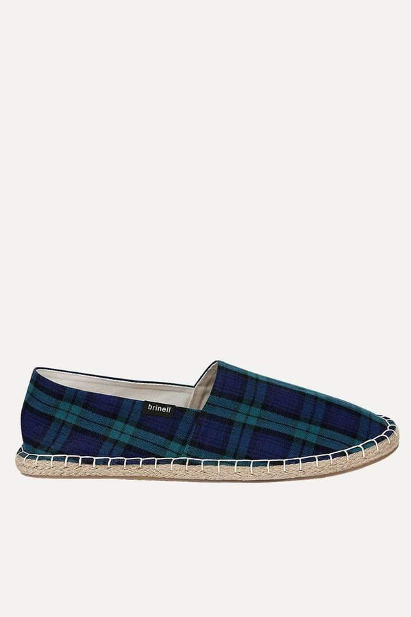 Blue Tartan Plaid Espadrilles