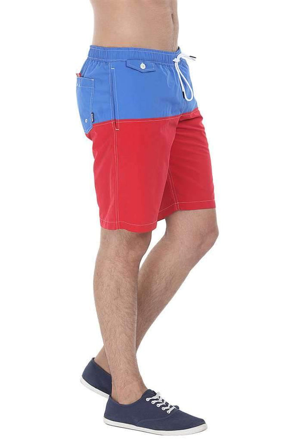 Bright Color Block With 9'' Inseam