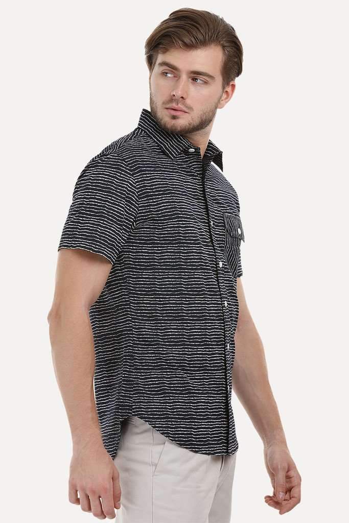 Broken Stripes Short Sleeve Shirt