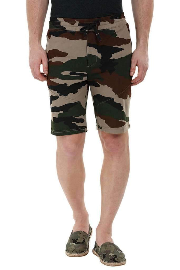 Camo Knitted Workout Shorts