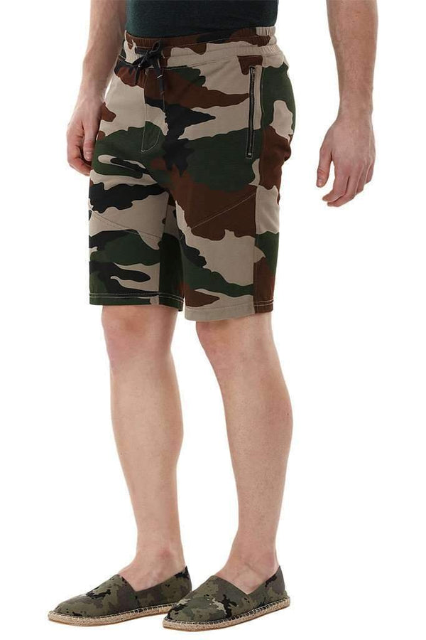 Camo Knitted Workout Shorts