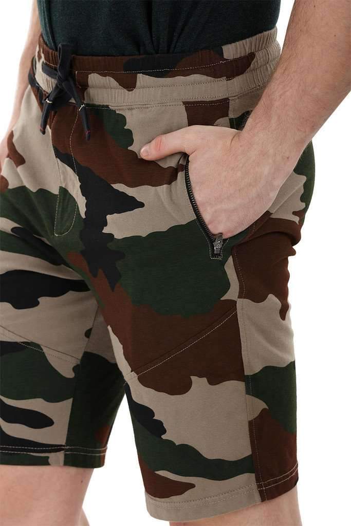 Camo Knitted Workout Shorts