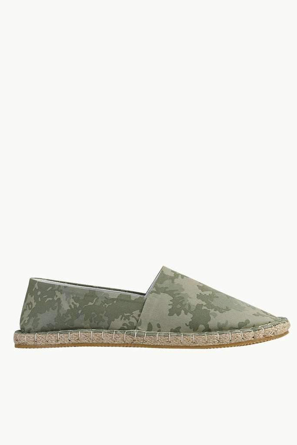 Camo Print Slip On Espadrilles