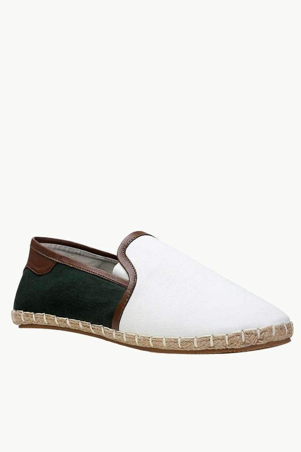 Faux Leather Detailed Espadrilles