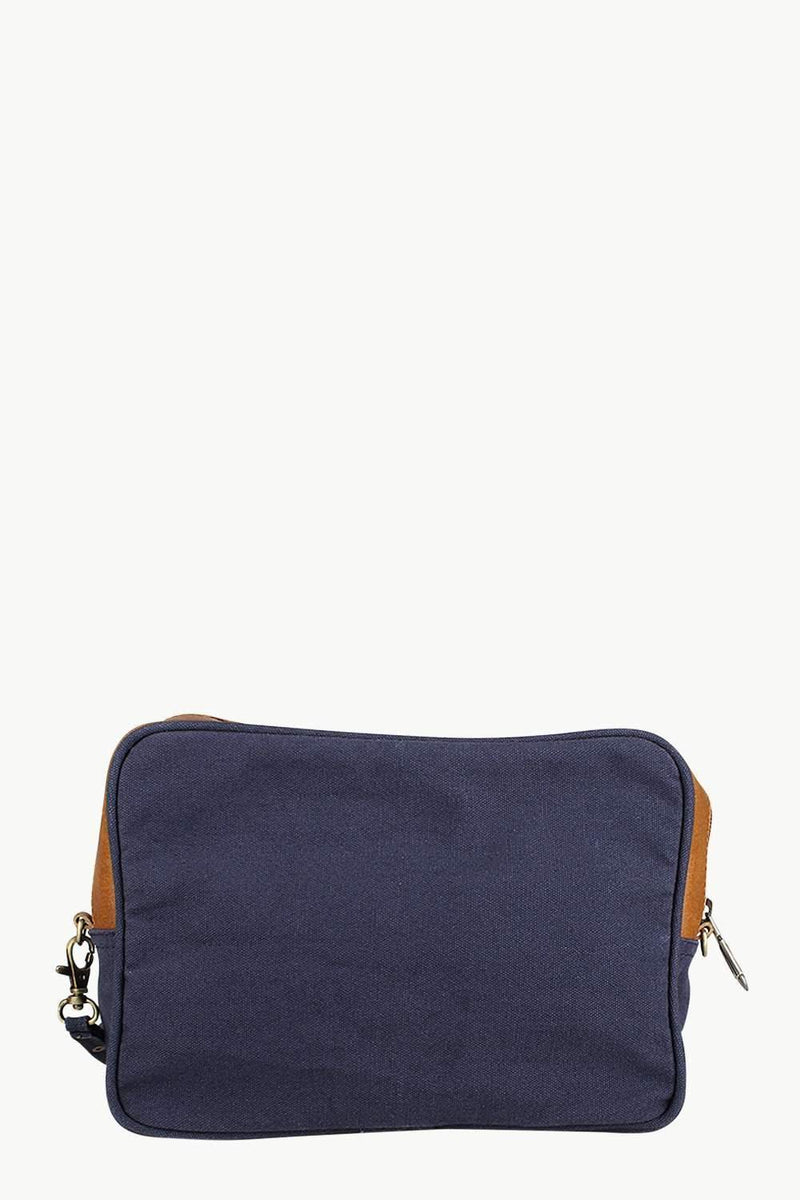 Canvas Mini Toiletry Bag With Zip