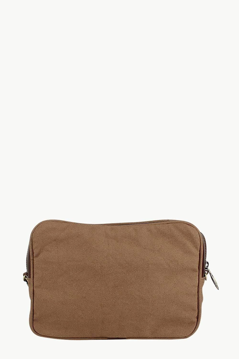 Canvas Mini Toiletry Bag With Zip