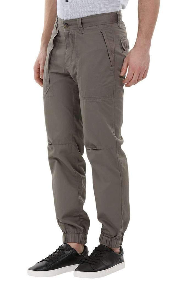 Cargo Cuff Jogger Grey Pants