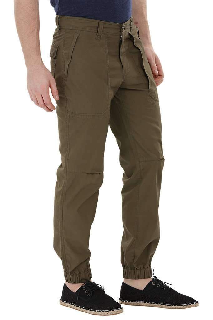 Cargo Cuff Jogger Olive Pants