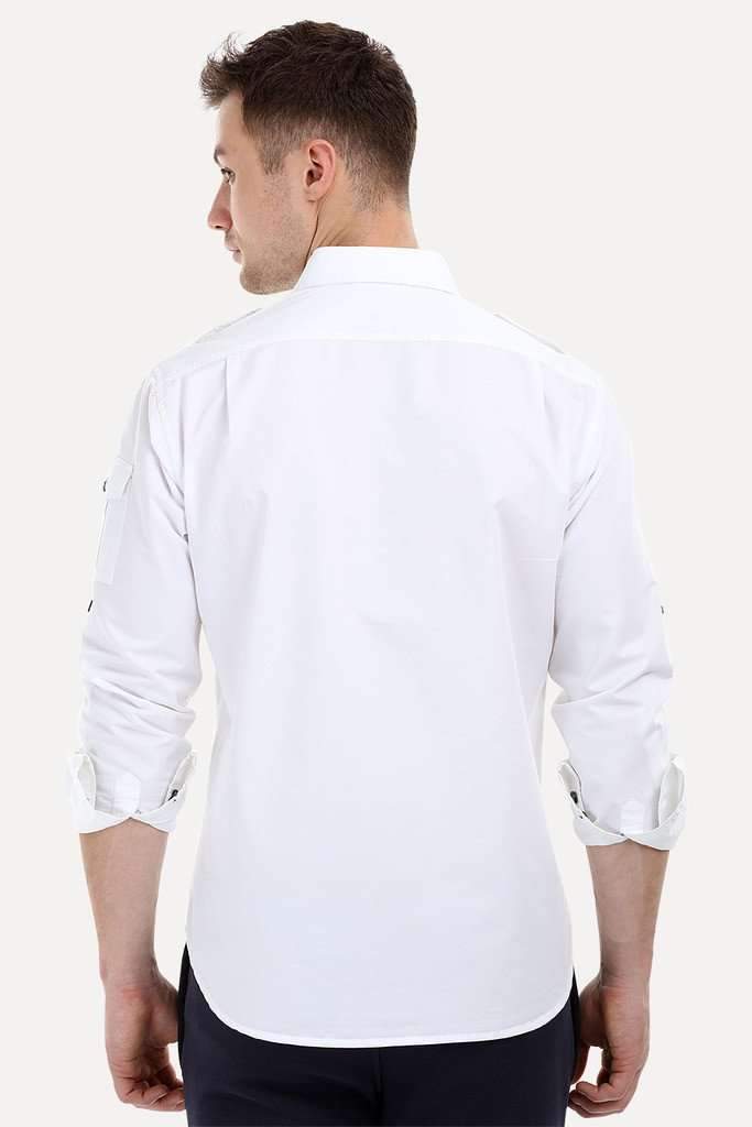 Cargo Shirt with Epaulets