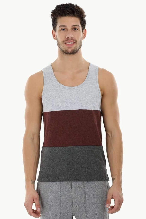 Casual Color-Block Beach Tank