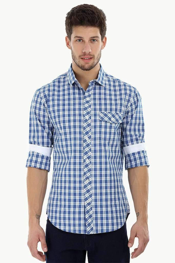 Casual Plaid Cotton Shirt