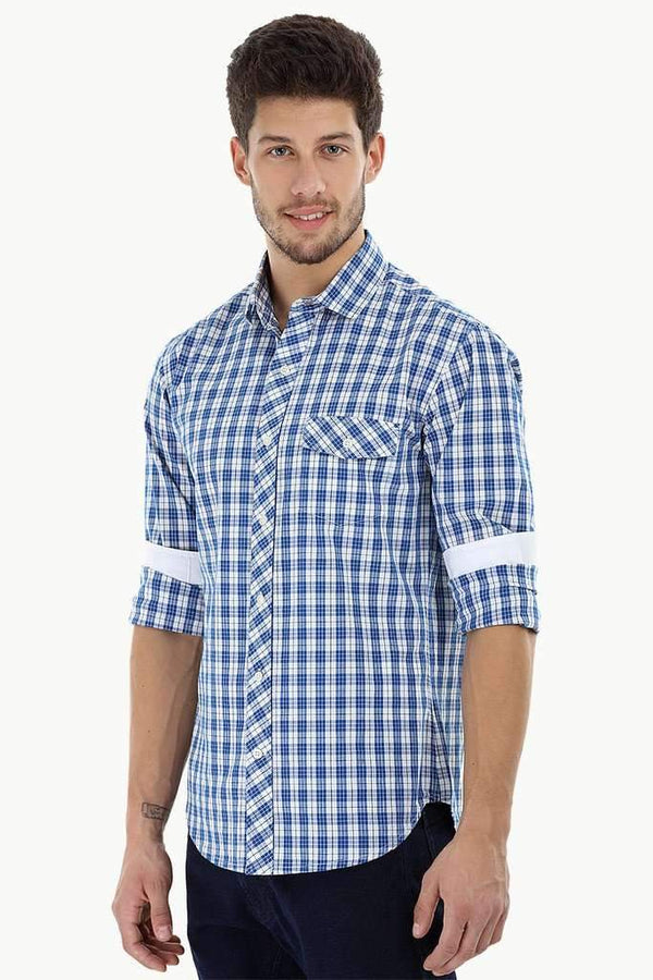 Casual Plaid Cotton Shirt