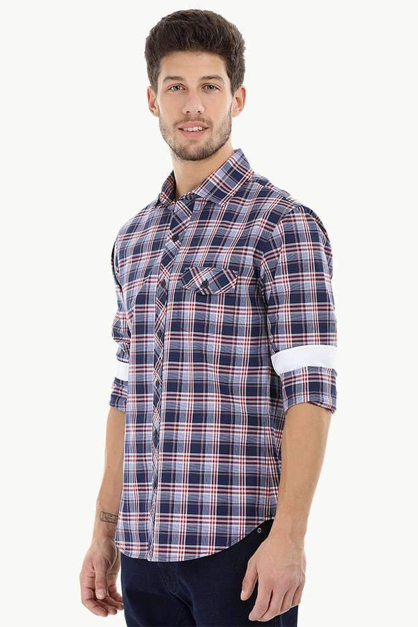 Casual Plaid Cotton Shirt