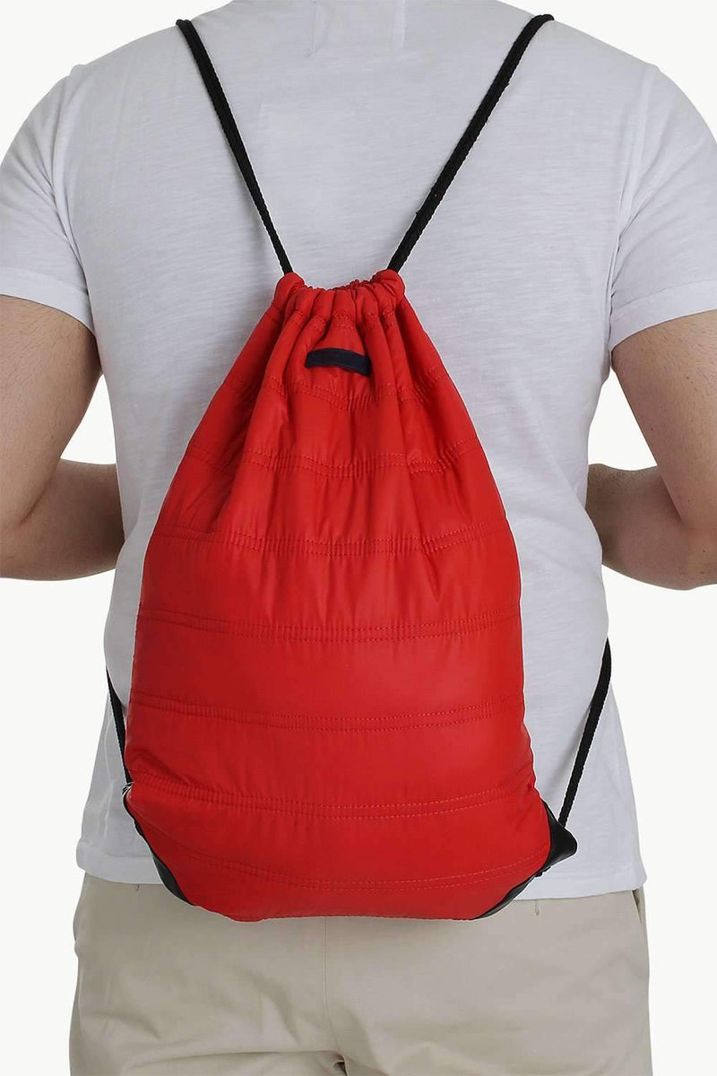 Casual Polyester Punk Bag With Strings