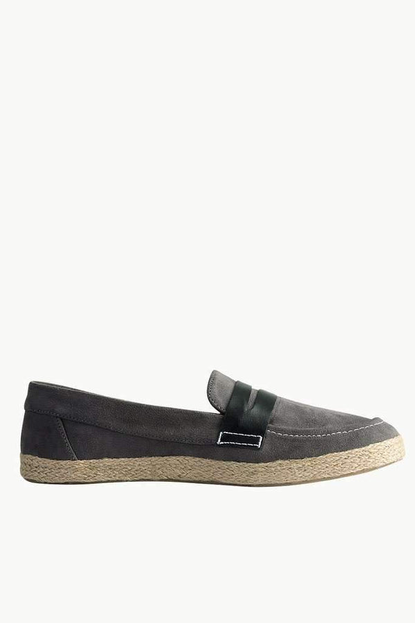 Casual Suede Penny Espadrilles