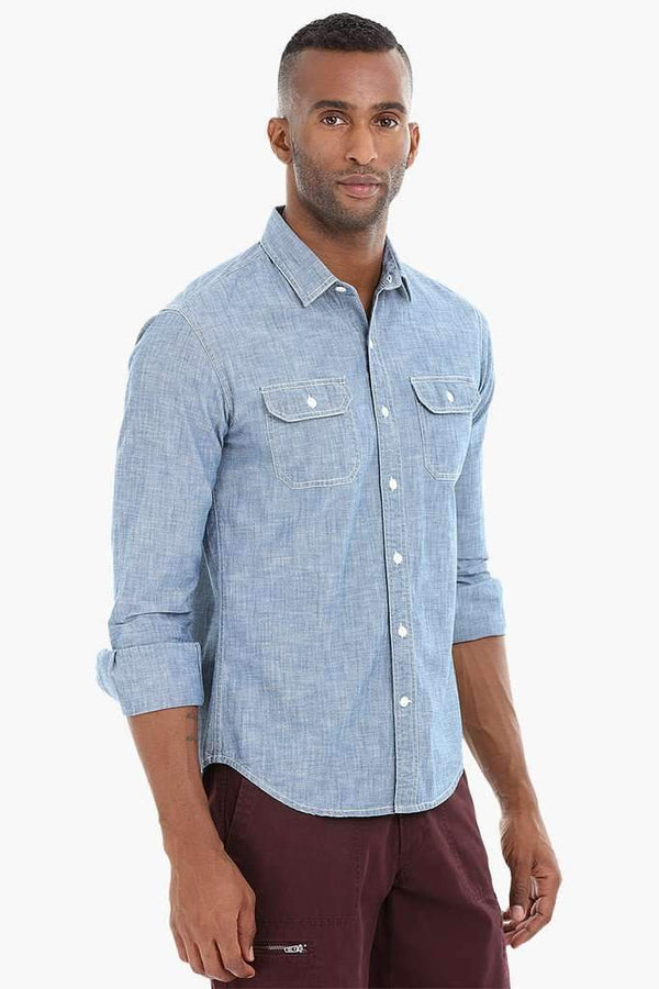 Chambray Slub Cotton Shirt