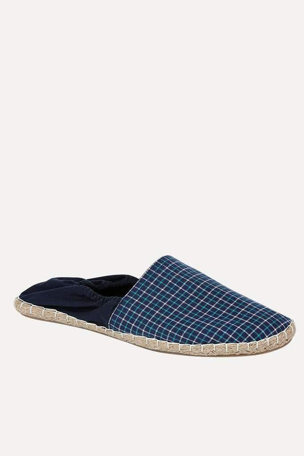 Checkered Print Espadrilles