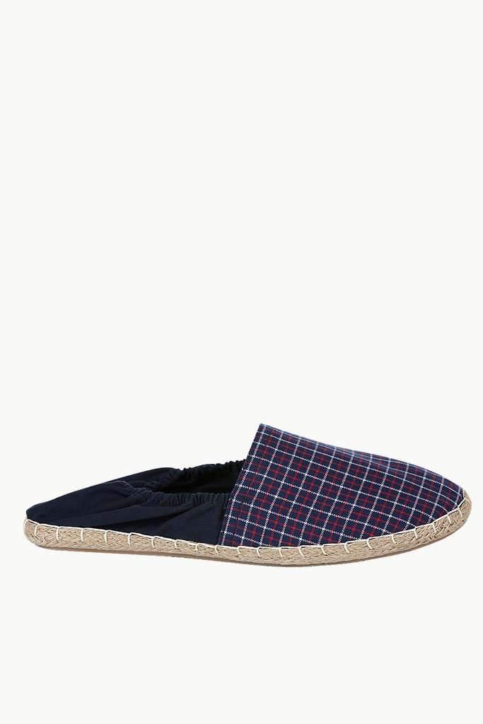 Checkered Print Espadrilles