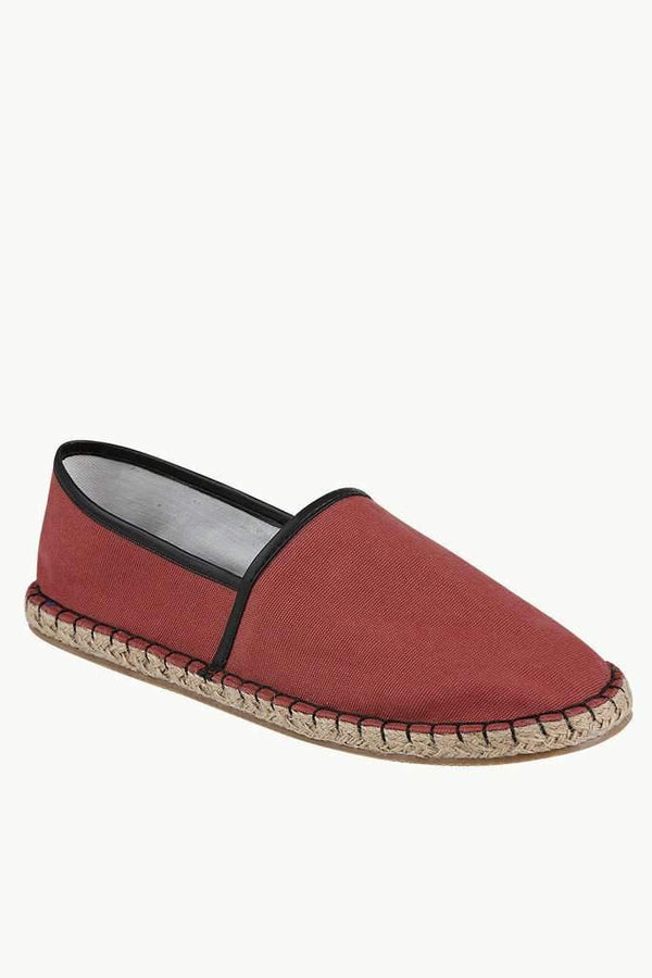 Cherry Red Up Lined Espadrilles