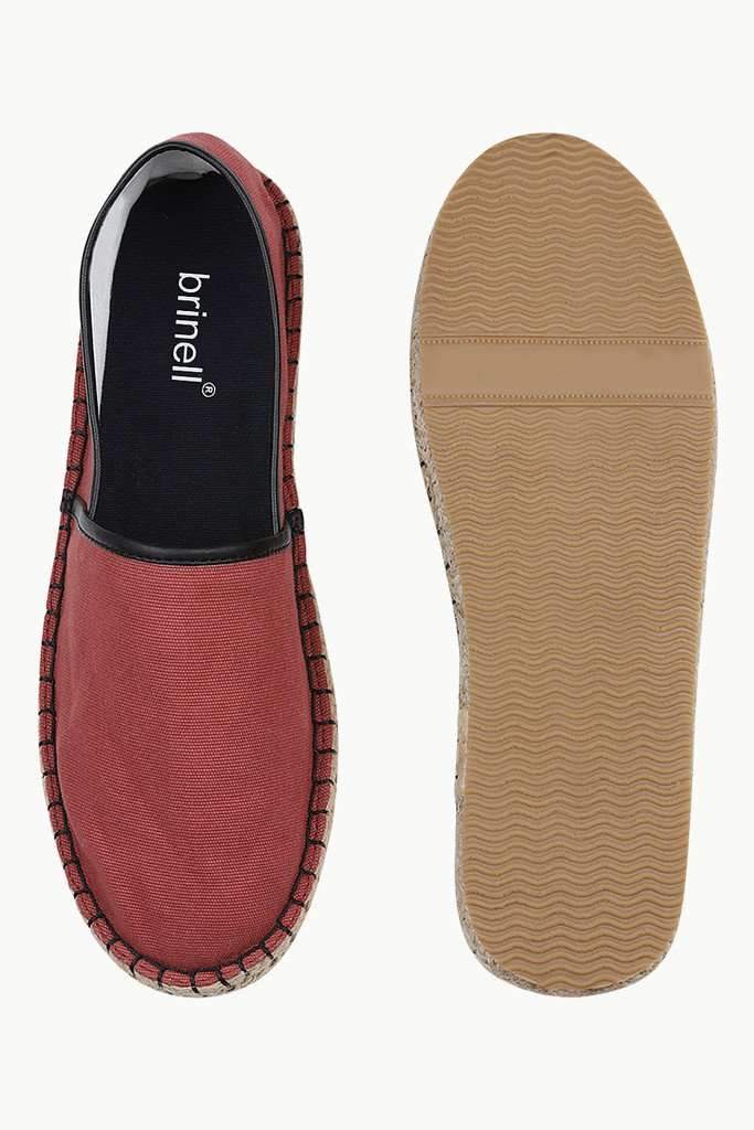 Cherry Red Up Lined Espadrilles