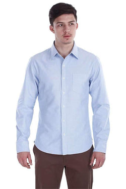 Classic Button Down Enzyme Wash Oxford Shirt