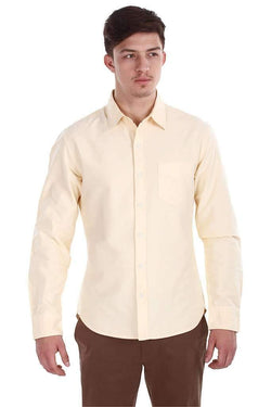 Classic Button Down Enzyme Wash Oxford Shirt