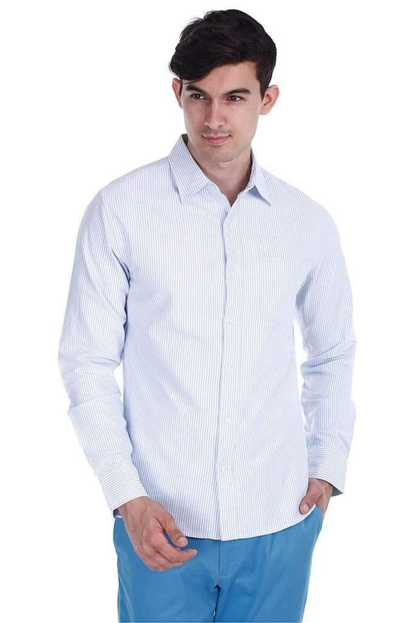 Classic Button Down Enzyme Wash Oxford Shirt