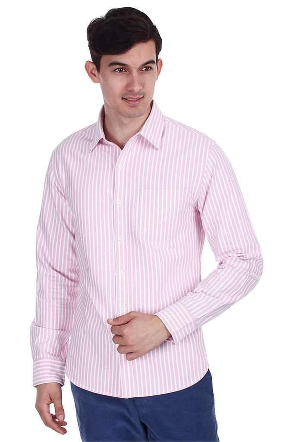 Classic Button Down Enzyme Wash Oxford Shirt