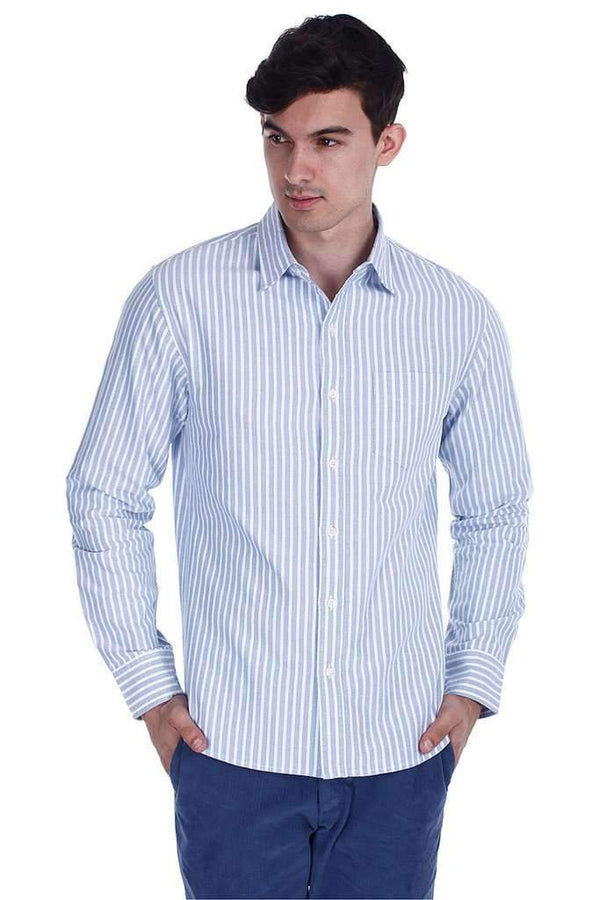 Classic Button Down Enzyme Wash Oxford Shirt