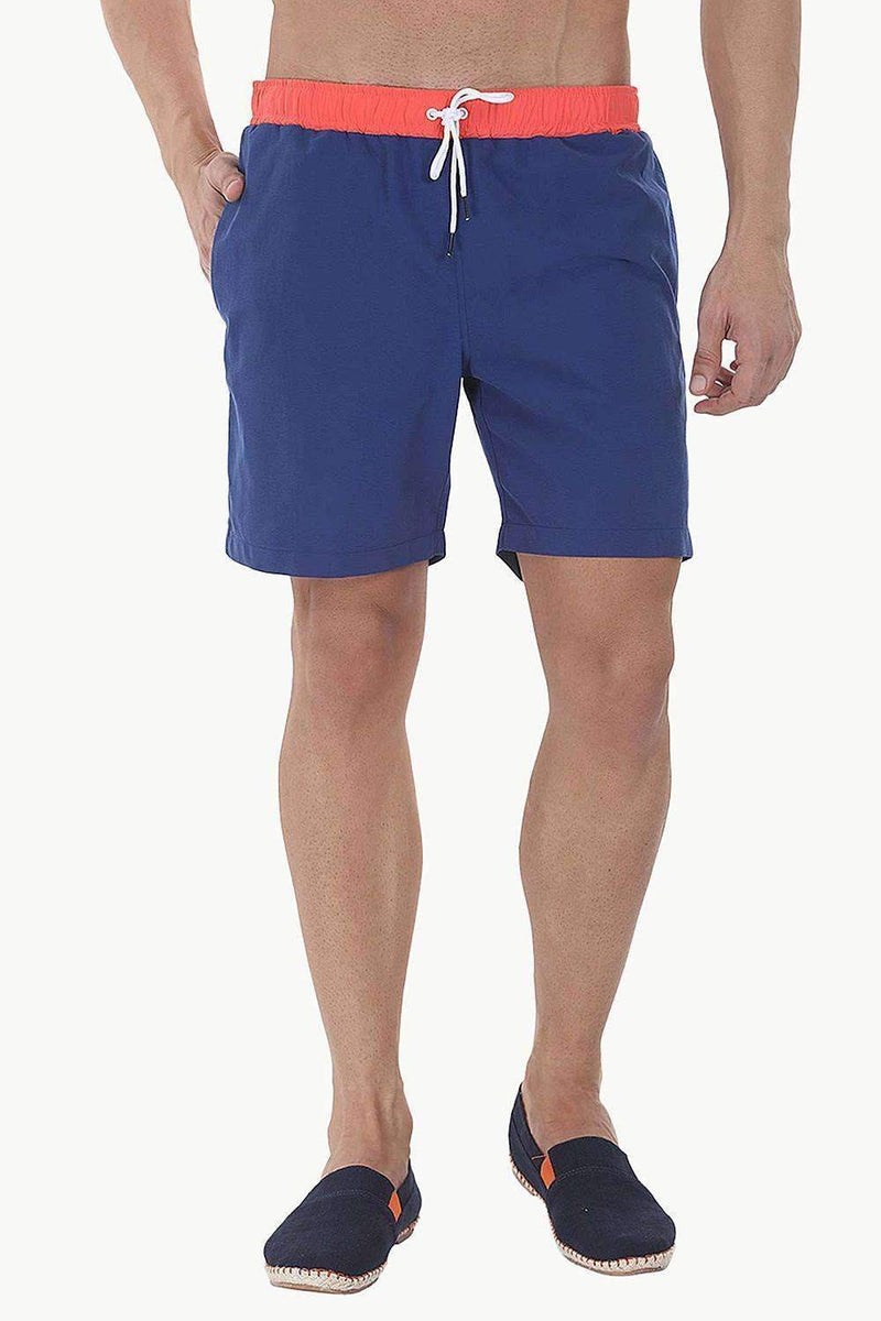 Classic Solid Nylon Swim Shorts