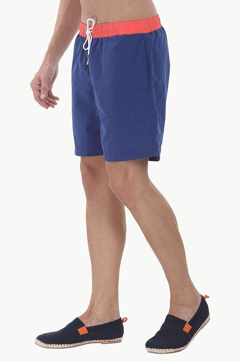 Classic Solid Nylon Swim Shorts