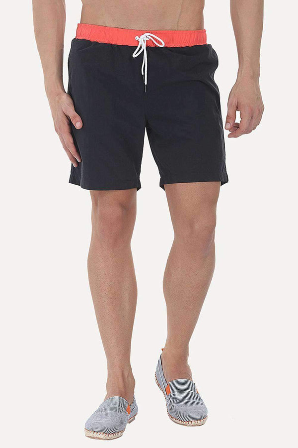 Classic Solid Nylon Swim Shorts