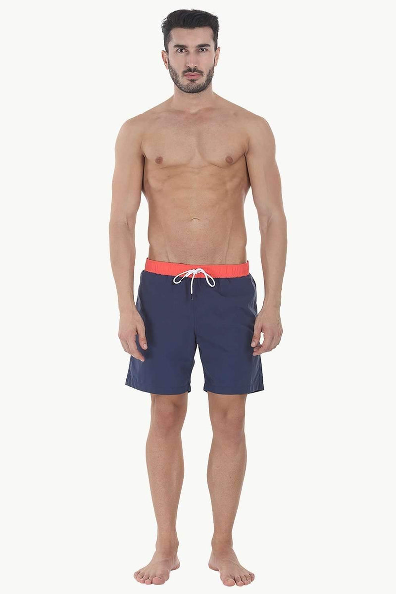 Classic Solid Nylon Swim Shorts