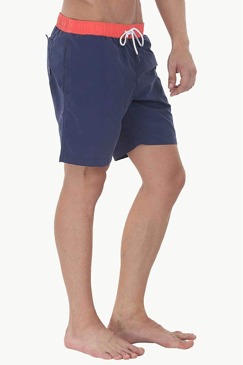 Classic Solid Nylon Swim Shorts