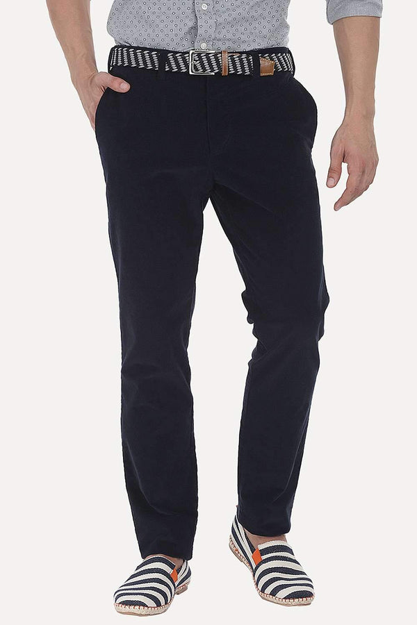 Slim Fit Cotton Cord Pants