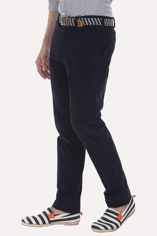 Slim Fit Cotton Cord Pants