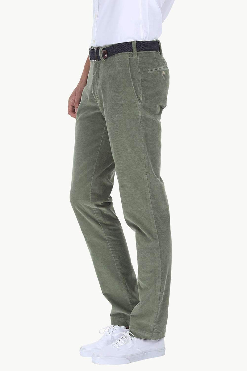 Slim Fit Cotton Cord Pants