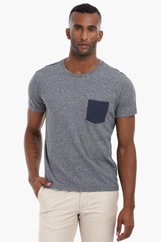 Color-Block Cotton T-Shirt