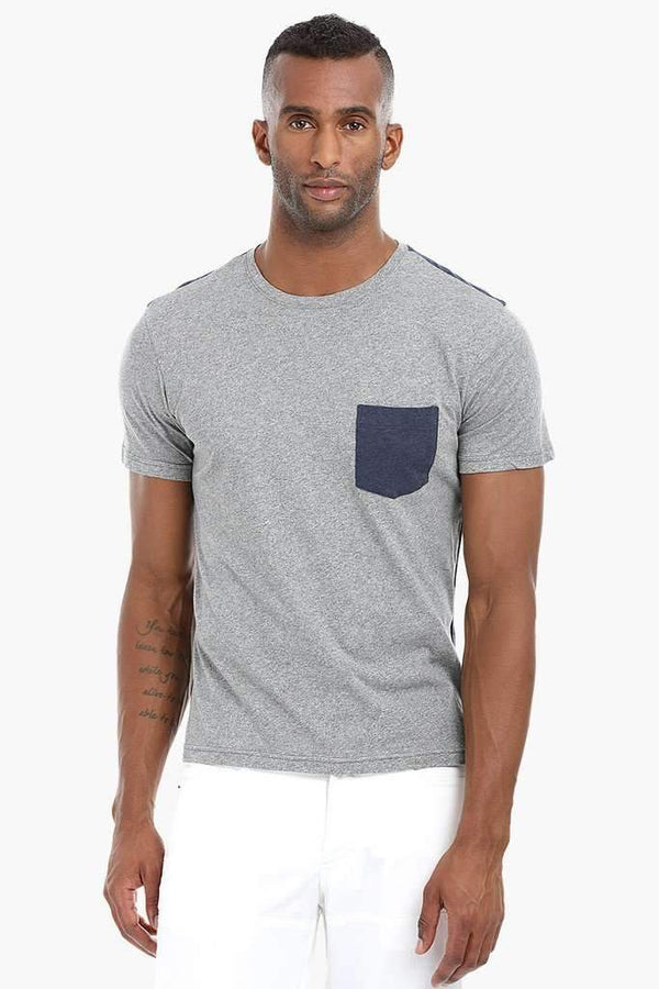 Color-Block Cotton T-Shirt