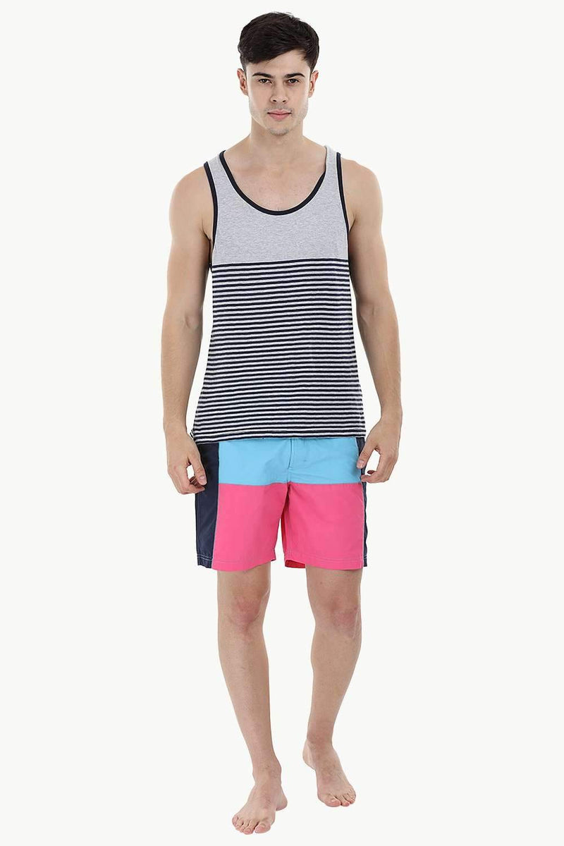 Solid Cut & Sew Swimshorts